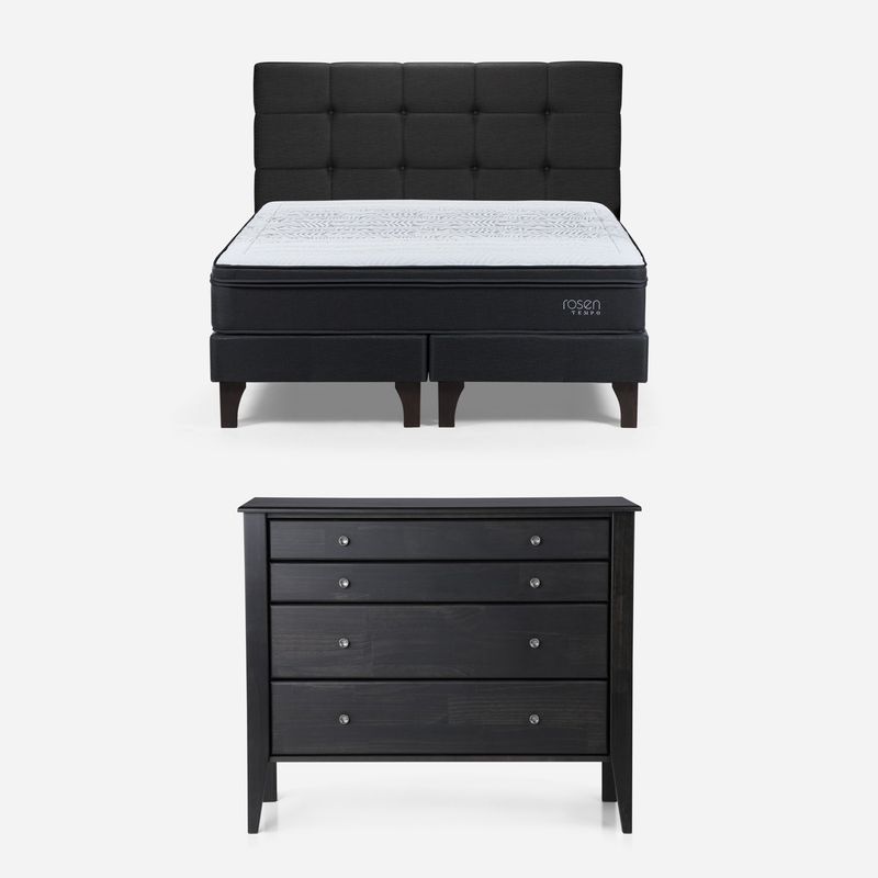 ROSEN - Cama Tempo 2 Plazas R/Issey G+Baker G Rosen