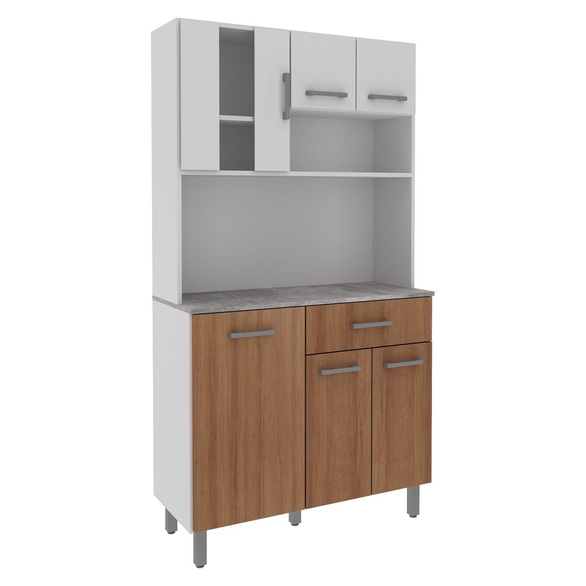 TECNOMOBILI - Mueble Kit Cocina 6 Puertas 1 Cajón Espesor 15Mm Tecnomobil