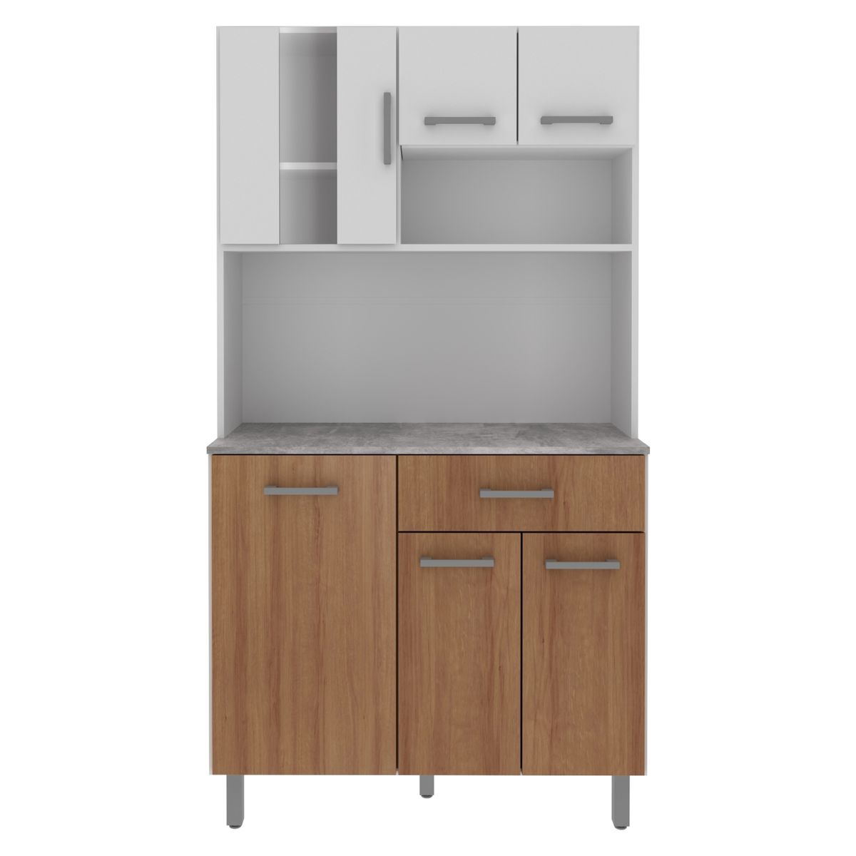 TECNOMOBILI - Mueble Kit Cocina 6 Puertas 1 Cajón Espesor 15Mm Tecnomobil