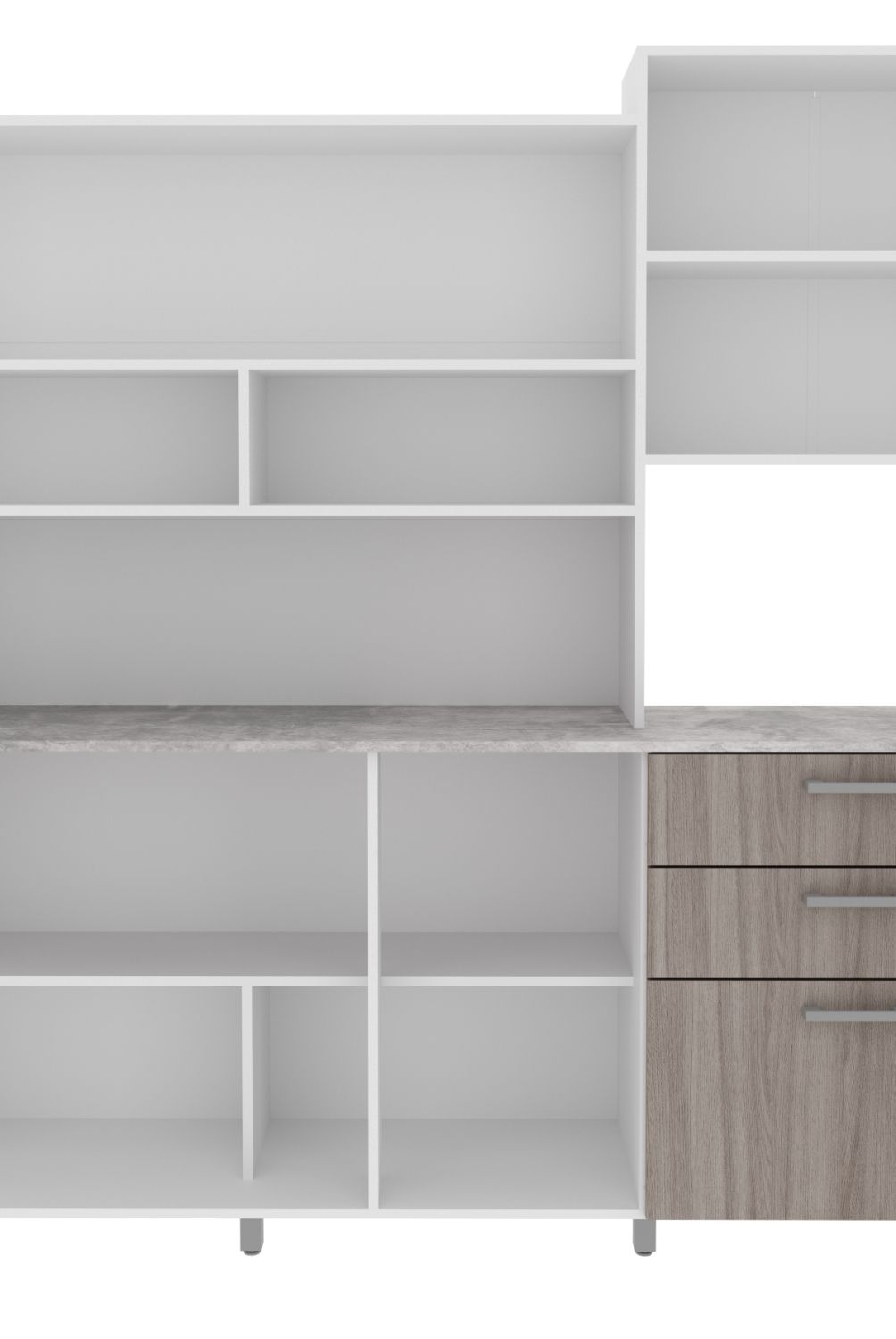 TECNOMOBILI - Mueble Kit Cocina 6 Puertas 3 Cajones Espesor 15Mm Tecnomobil