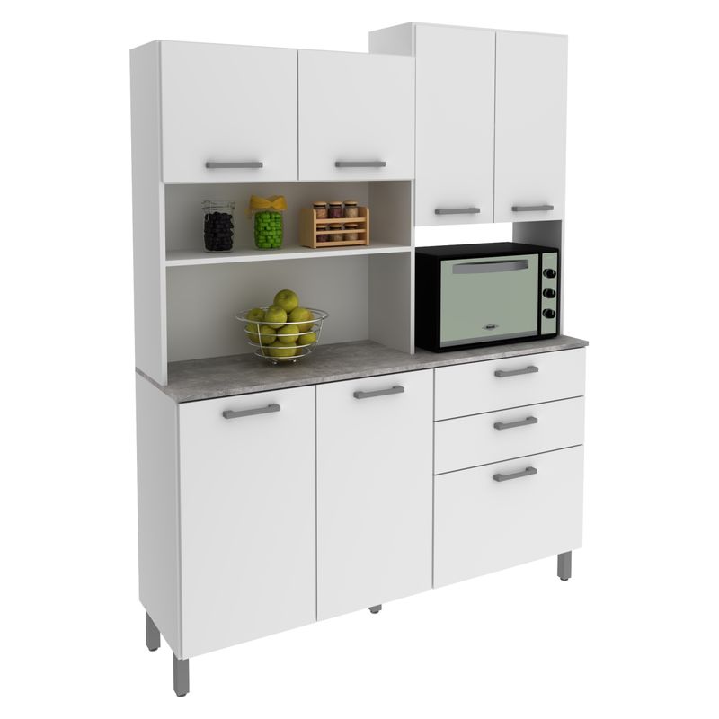 TECNOMOBILI - Mueble Kit Cocina 6 Puertas 3 Cajones Espesor 15Mm Tecnomobil