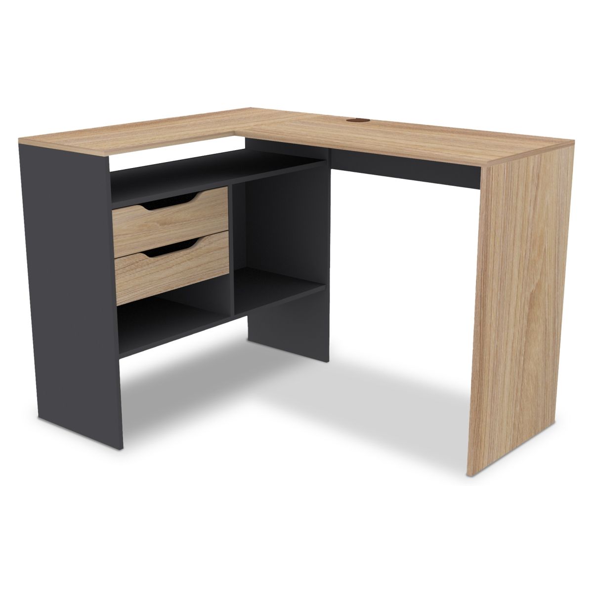 CIC - Escritorio Milán 2 Cajones 91,5x80x115 cm Cic