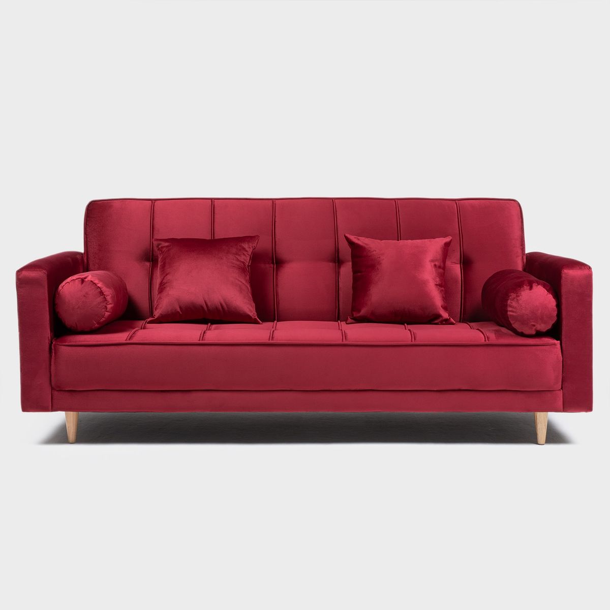 DECO CLASS - Sofá Cama Tela Velvet Arezzo Deco Class