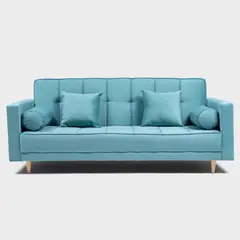 DECO CLASS - Sofá Cama Tela Velvet Arezzo