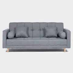 DECO CLASS - Sofá Cama Tela Lino Arezzo
