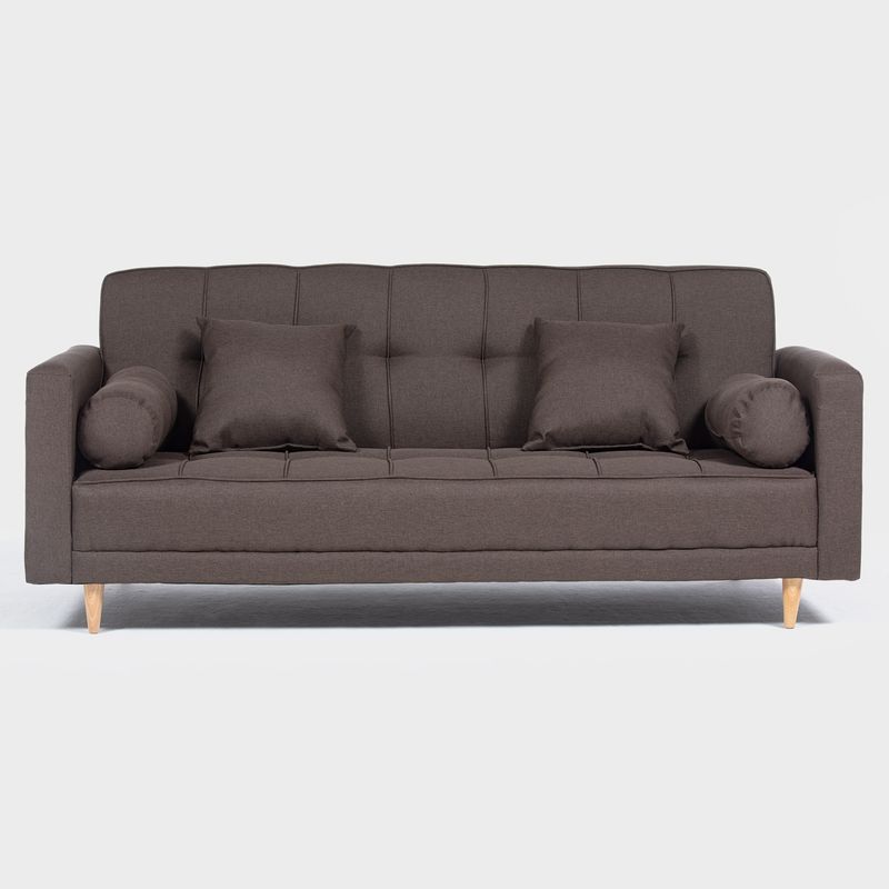DECO CLASS - Sofá Cama Tela Lino Arezzo Deco Class