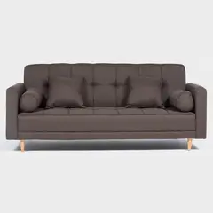DECO CLASS - Sofá Cama Tela Lino Arezzo