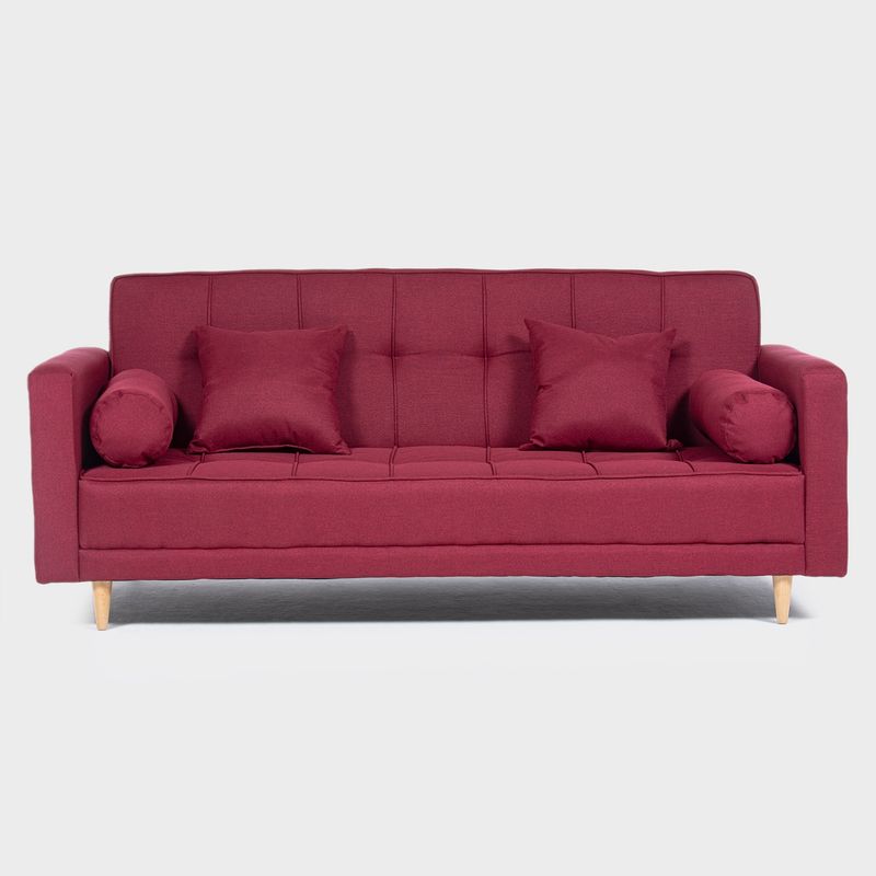 DECO CLASS - Sofá Cama Tela Lino Arezzo Deco Class