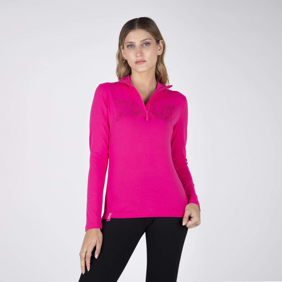 EVERLAST - Polera Manga Larga Fitness Mujer Everlast