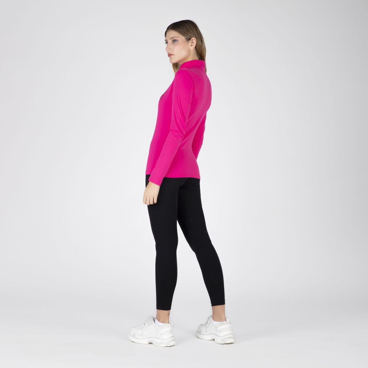EVERLAST - Polera Manga Larga Fitness Mujer Everlast
