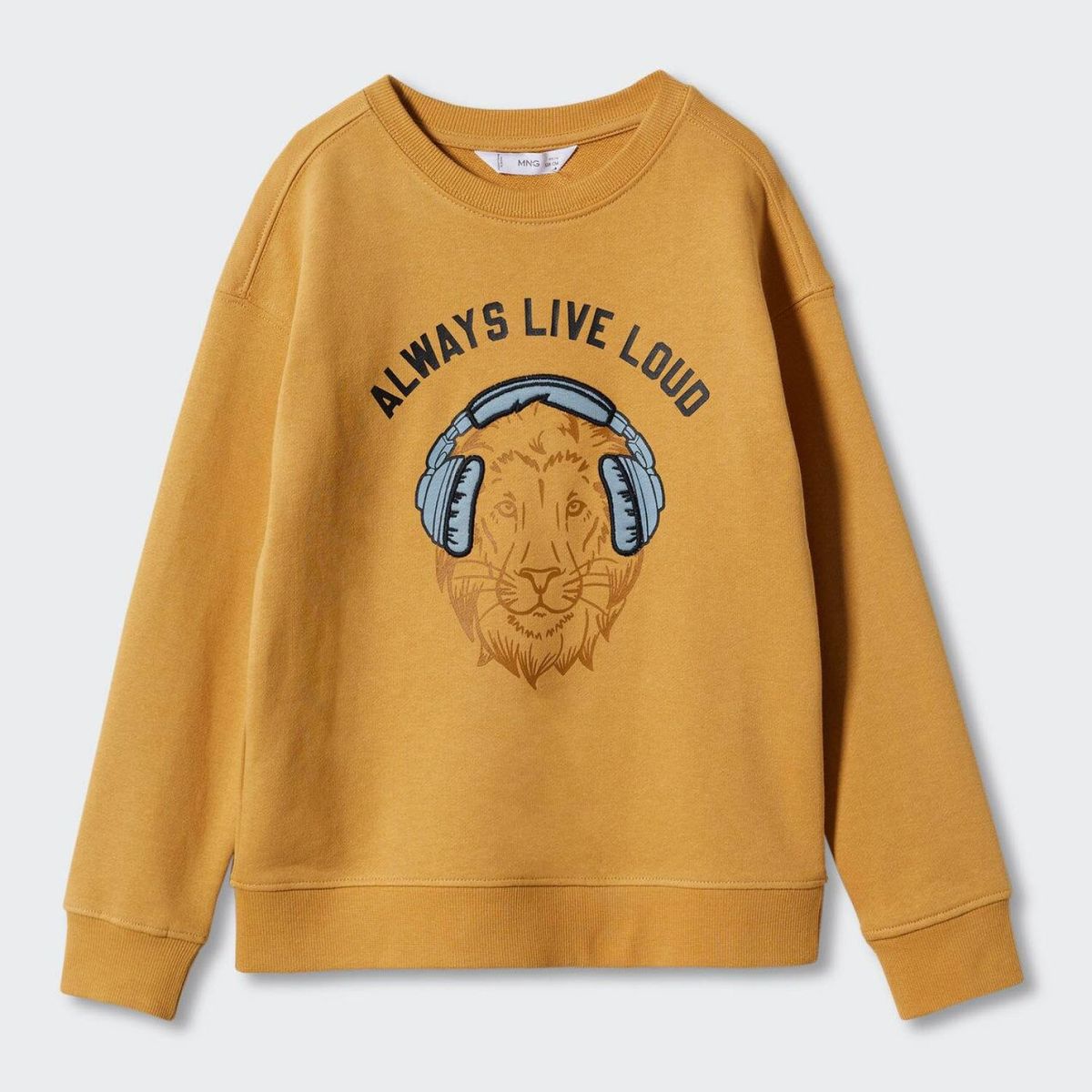 MANGO KIDS - Polerón Algodón Estampado Loud Niño Mango Kids