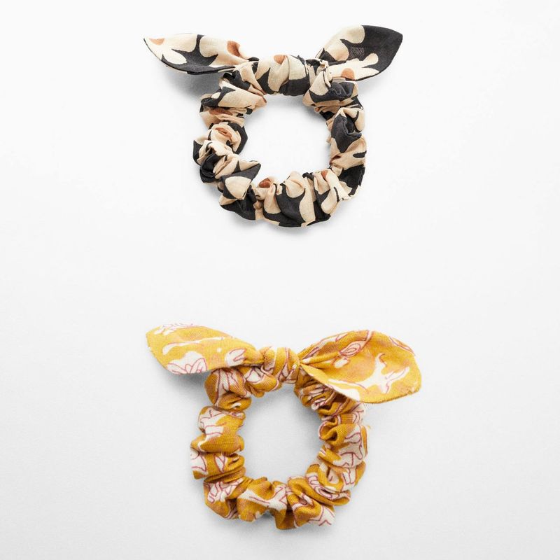 MANGO KIDS - Pack Dos Colets Lazo Nancy Accesorios Niña Mango Kids