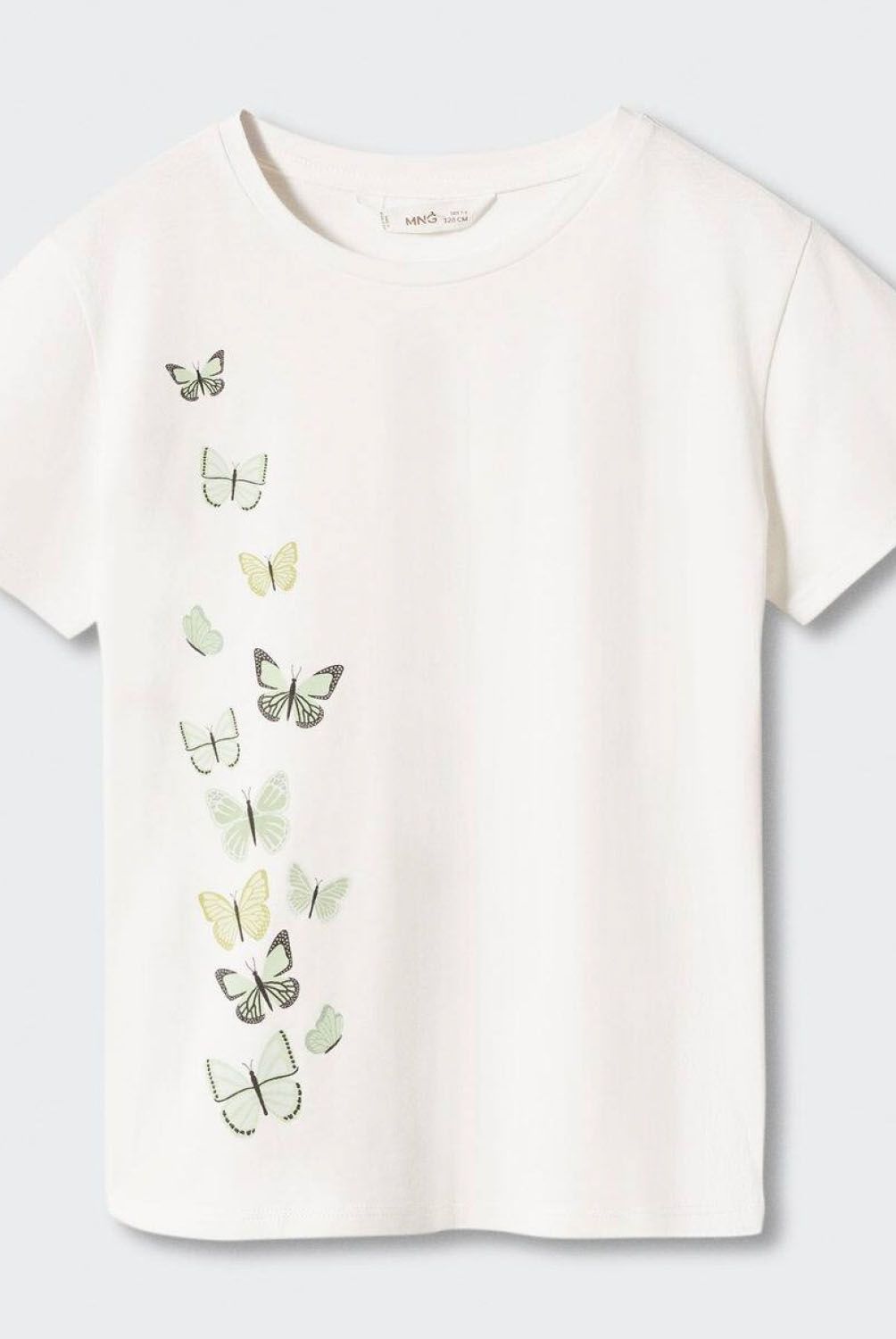 MANGO KIDS - Polera Algodón Estampada Flymc Niña Mango Kids