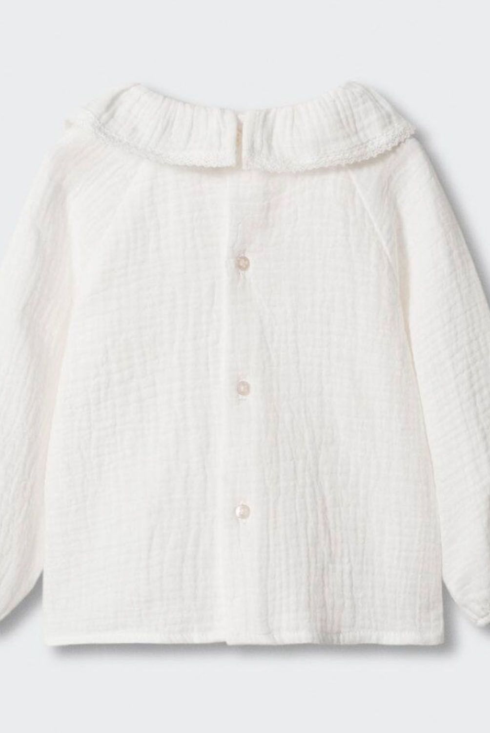 MANGO KIDS - Blusas Manga Larga Algodón Niña Mango Kids
