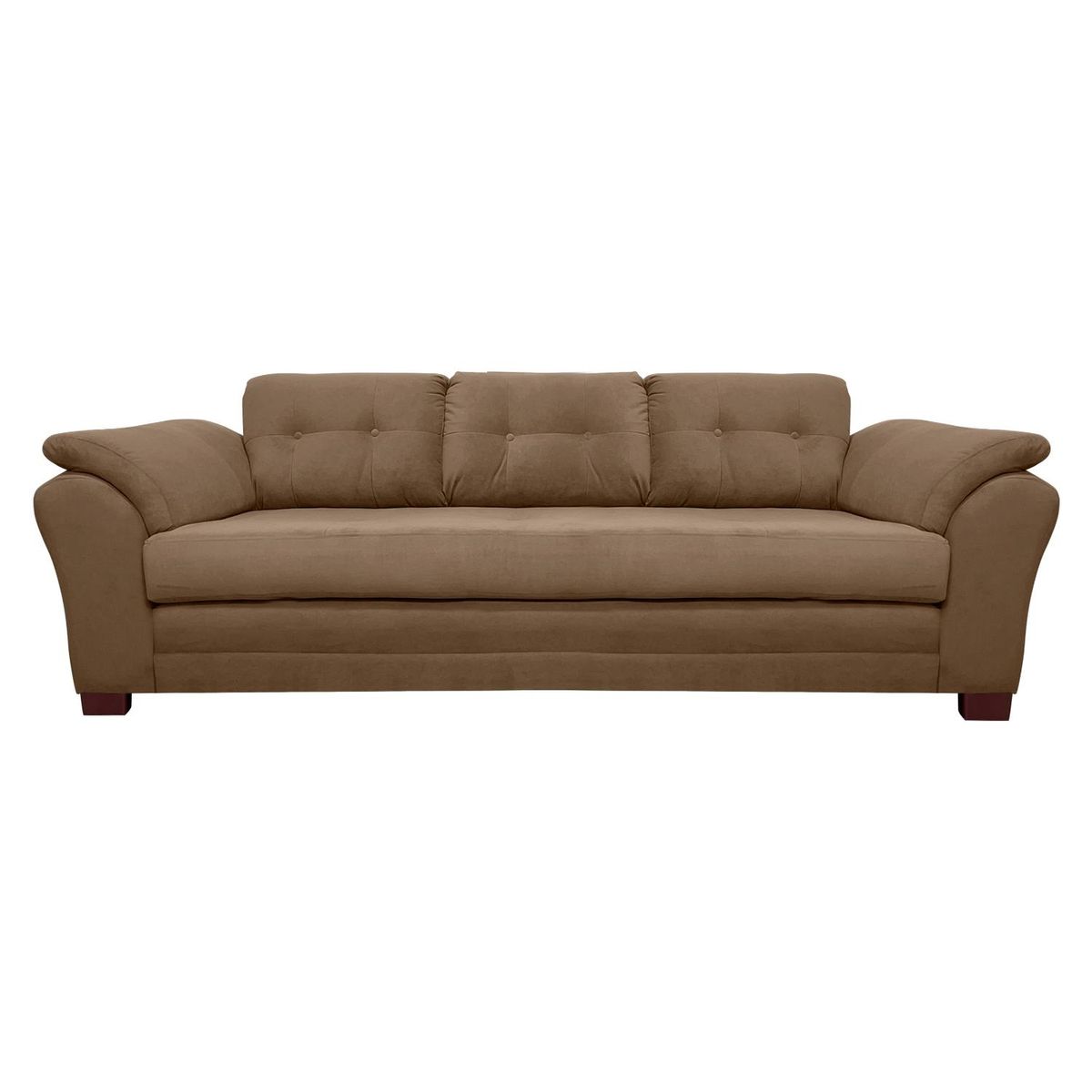 LIVING FACTORY - Sofá Samy 3 Cuerpos Felpa Living Factory