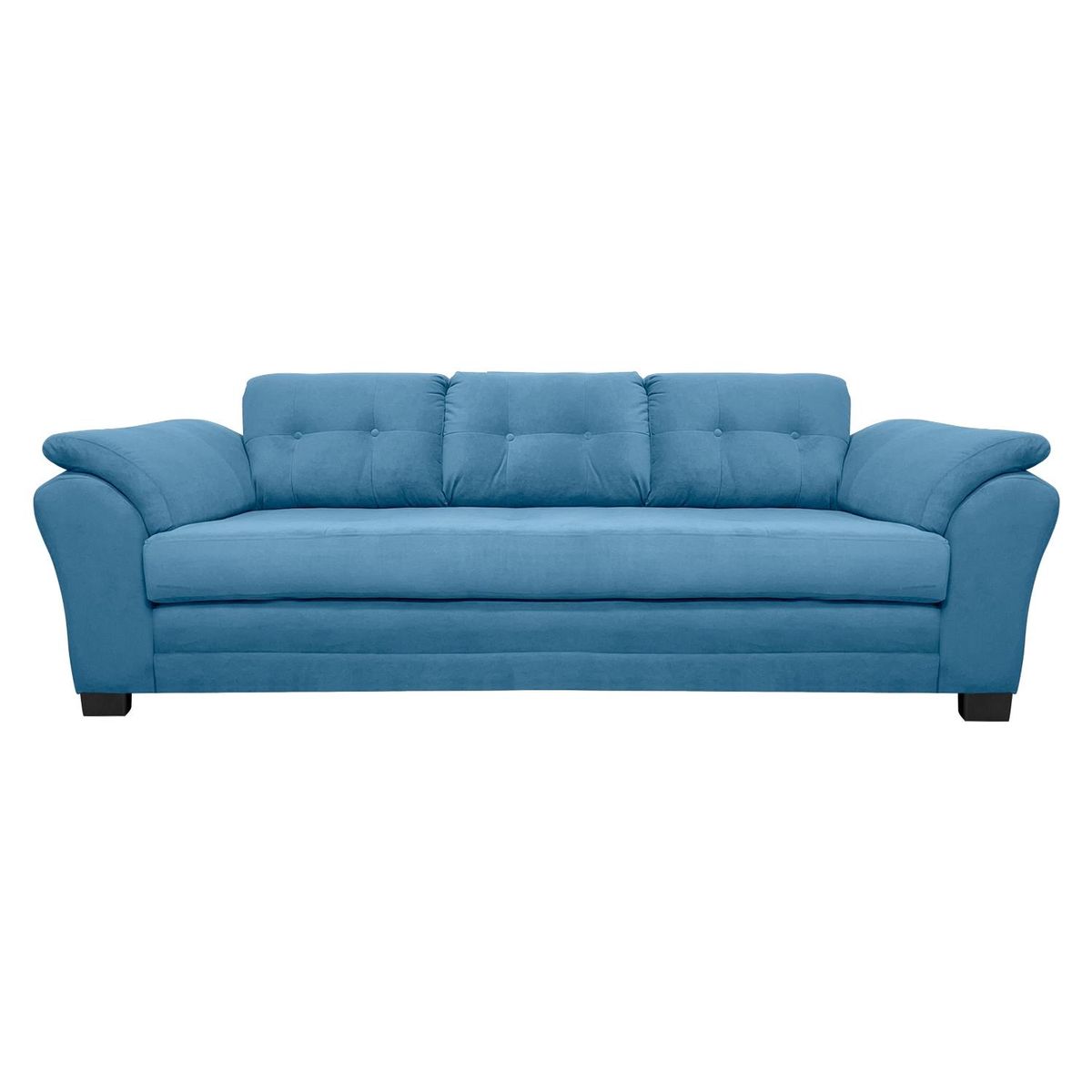 LIVING FACTORY - Sofá Samy 3 Cuerpos Felpa Living Factory