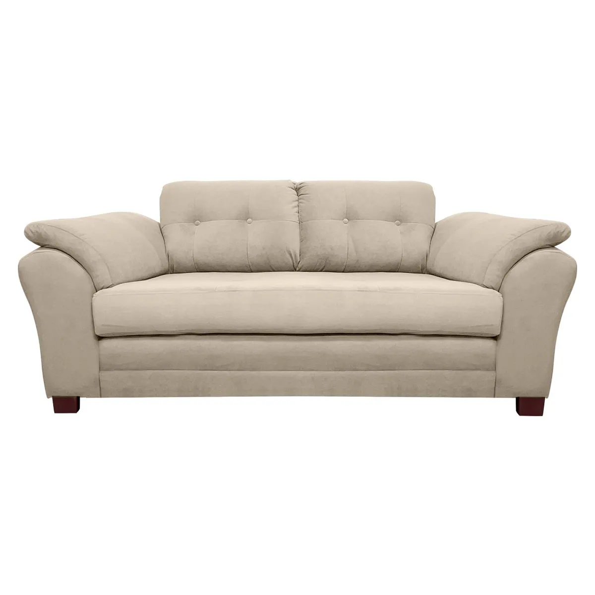 LIVING FACTORY - Sofá Samy 2 Cuerpos Felpa Living Factory