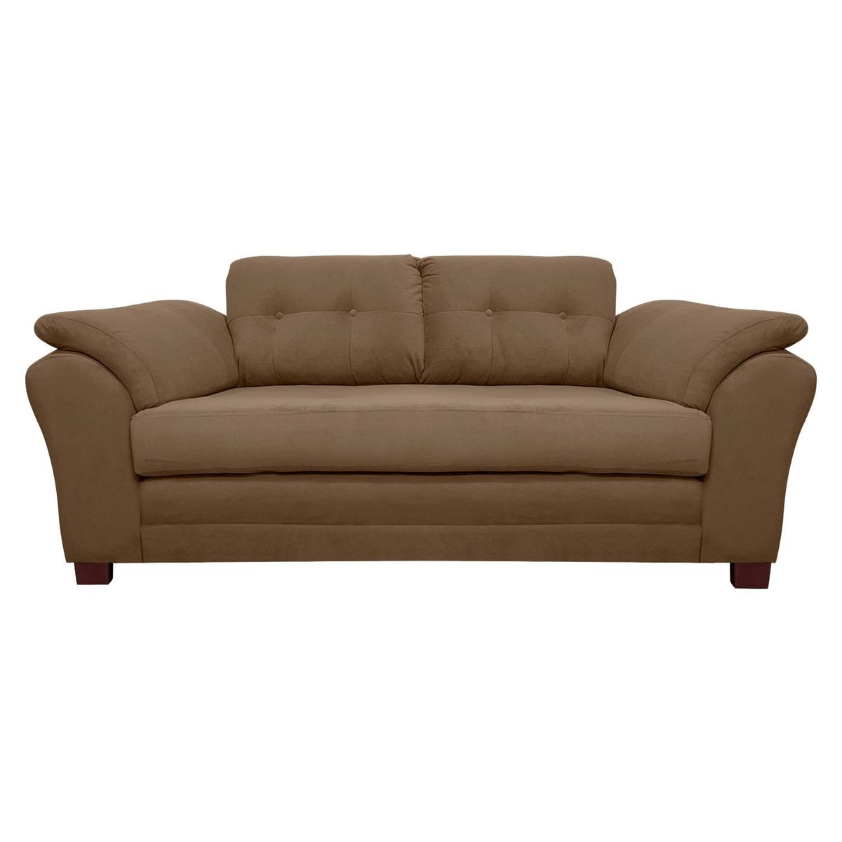 LIVING FACTORY - Sofá Samy 2 Cuerpos Felpa Living Factory