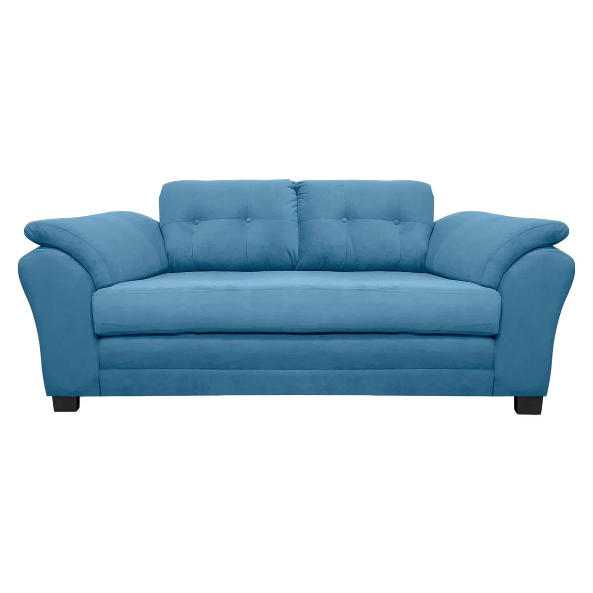 LIVING FACTORY - Sofá Samy 2 Cuerpos Felpa Living Factory