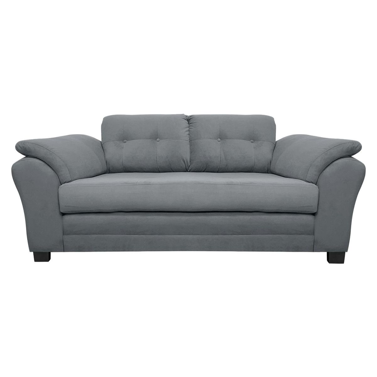 LIVING FACTORY - Sofá Samy 2 Cuerpos Felpa Living Factory