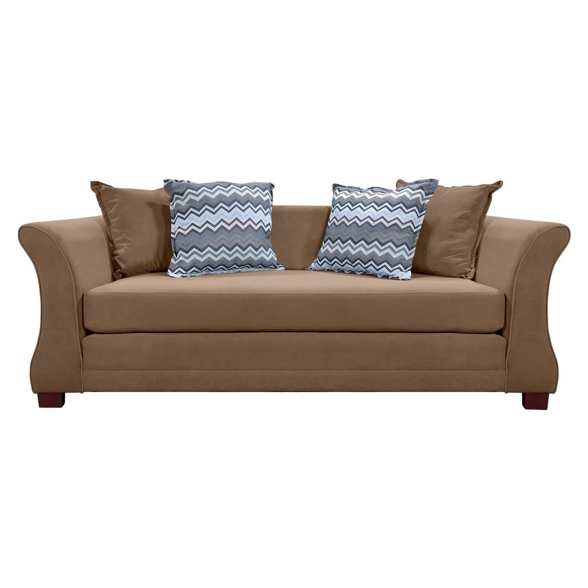 LIVING FACTORY - Sofá Kerem 3 Cuerpos Felpa Living Factory