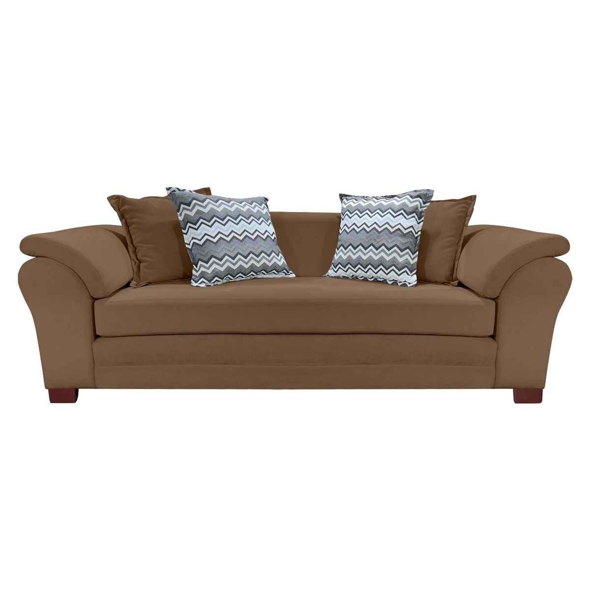 LIVING FACTORY - Sofá Mustang 3 Cuerpos Felpa Living Factory