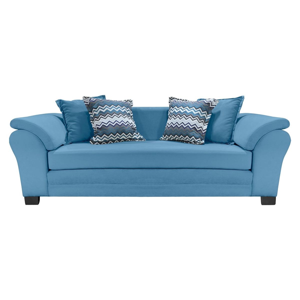 LIVING FACTORY - Sofá Mustang 3 Cuerpos Felpa Living Factory