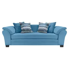 LIVING FACTORY - Sofá Mustang 3 Cuerpos Felpa