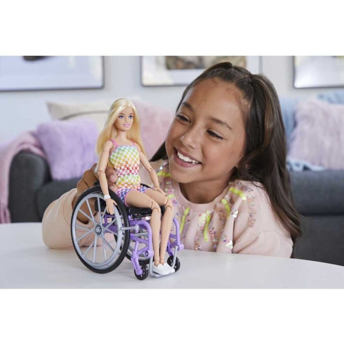 BARBIE - Muñeca Silla De Ruedas Barbie