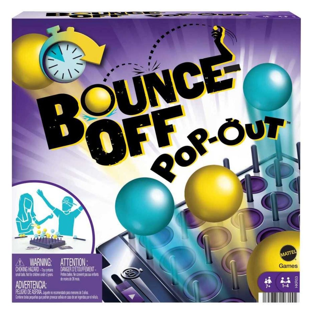 MATTEL - Juego de Mesa Bounce Off Pop Out