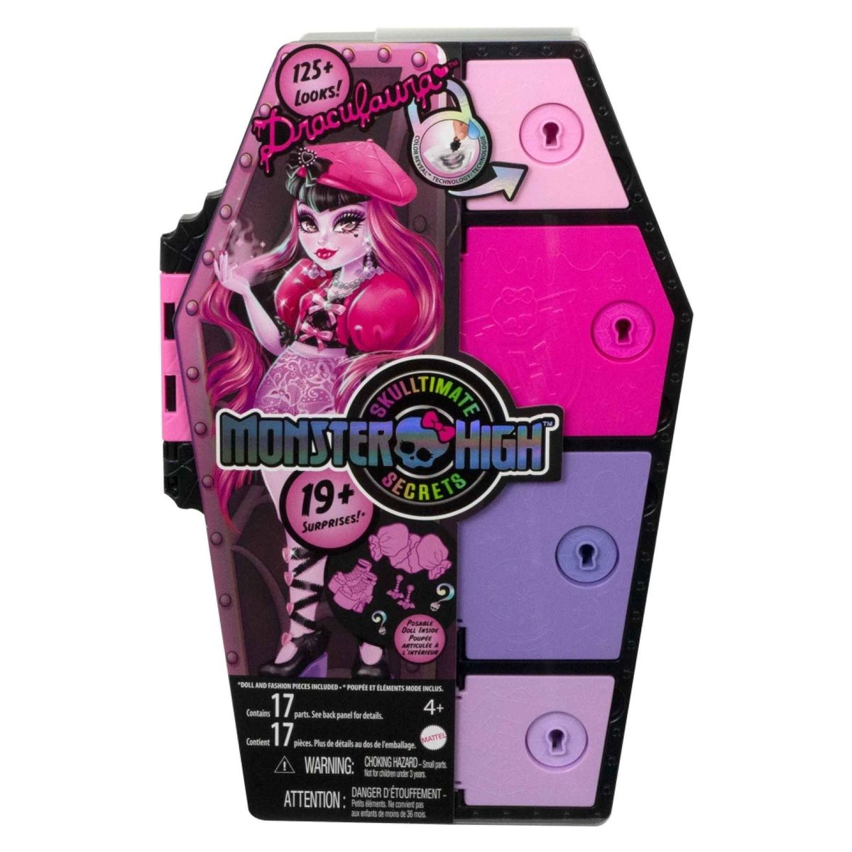 MONSTER HIGH - Monster hi Muñeca monster high 21.59x6.67x32.385