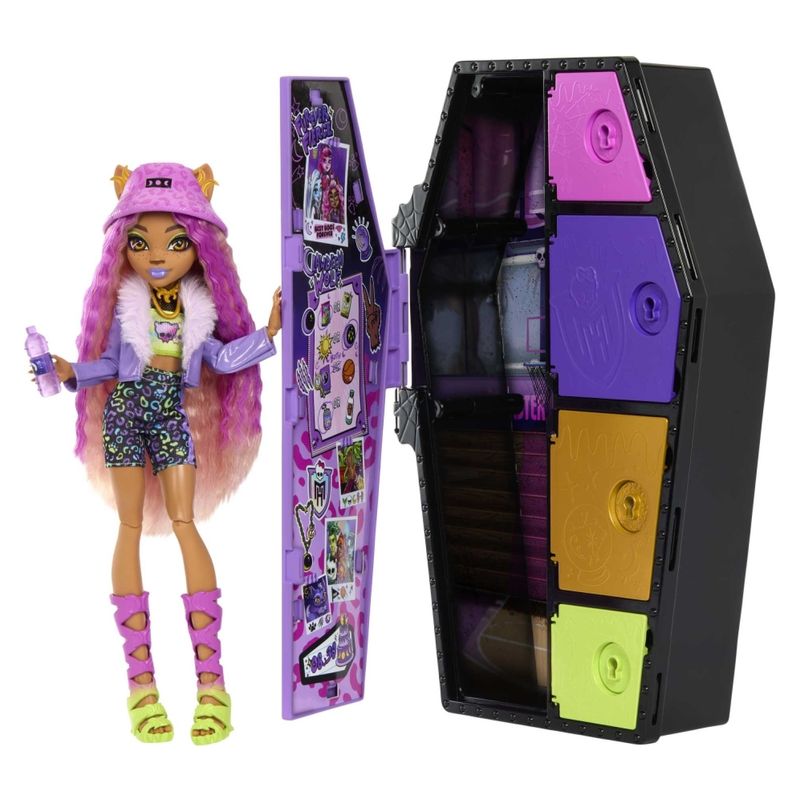 MONSTER HIGH - Muñeca Monster High Skulltimate Secrets Clawdeen Wolf