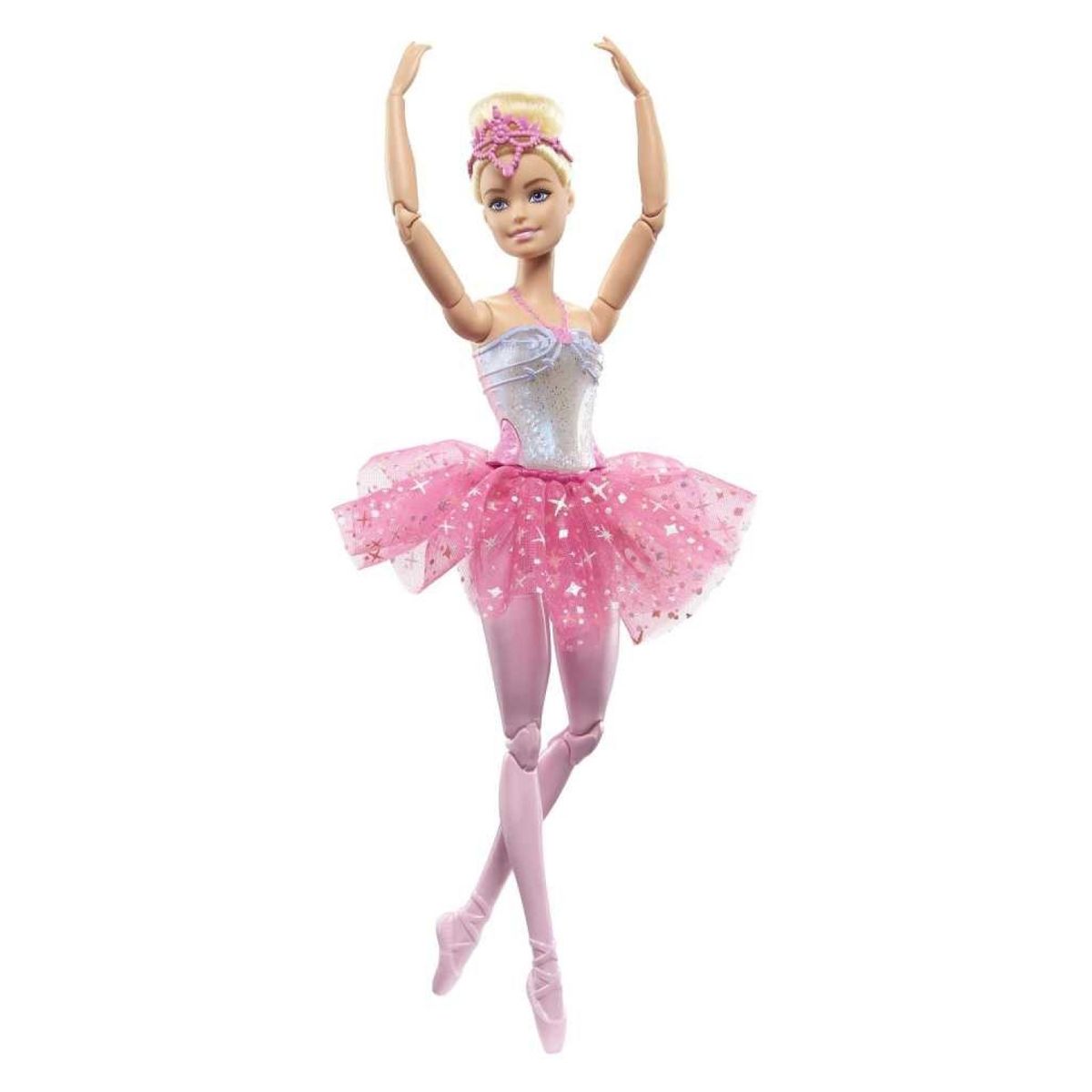 BARBIE - Fantasia Bailarina Luces Y Tutu Rosa Barbie