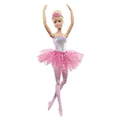 BARBIE - Fantasia Bailarina Luces Y Tutu Rosa