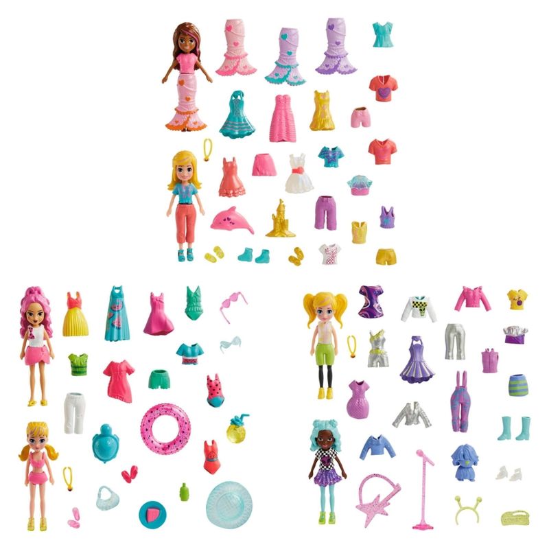 POLLY POCKET - Set Paquete De Modas Grande Surtido (Contiene Producto Al Azar Del Surtido) Polly Pocket