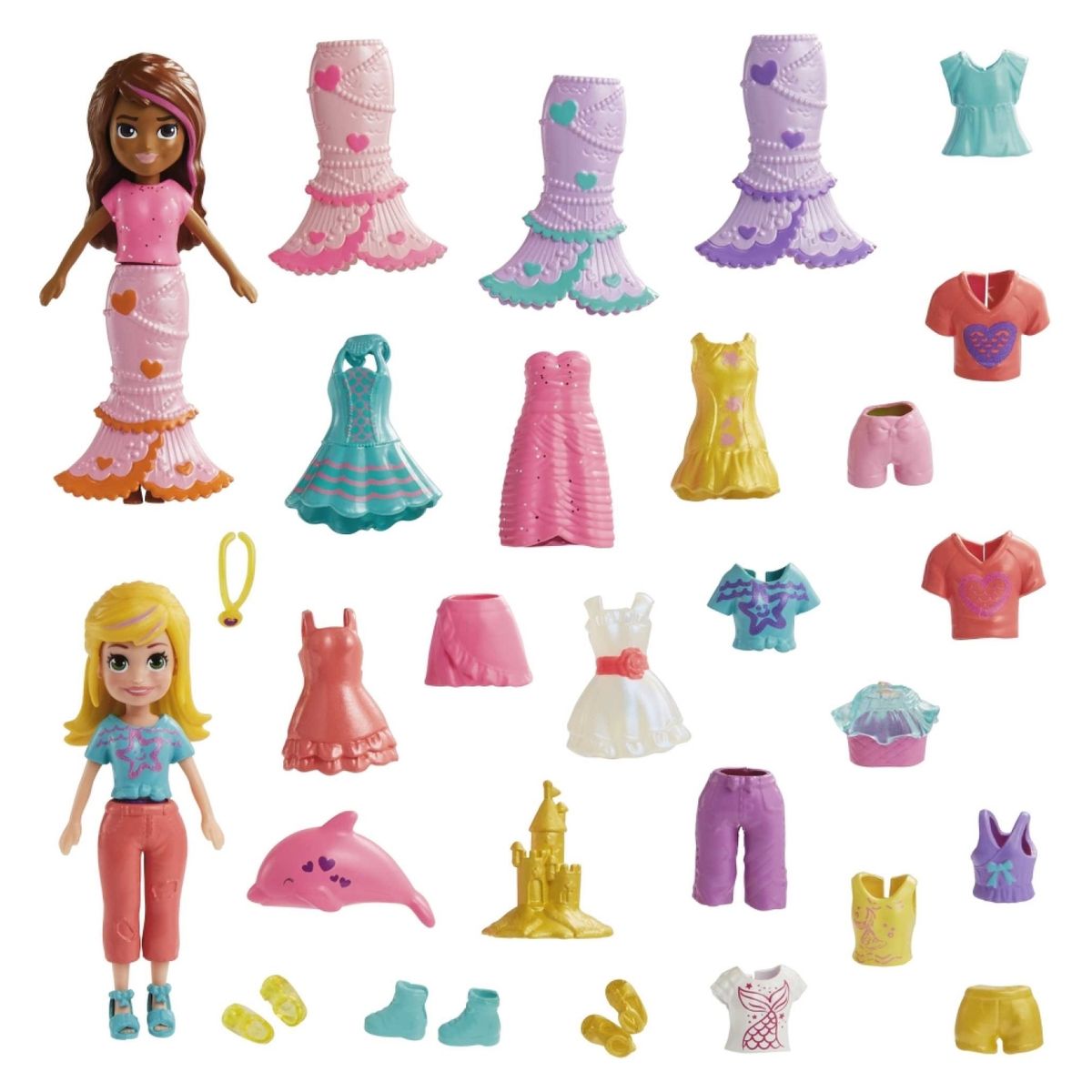 POLLY POCKET - Set Paquete De Modas Grande Surtido (Contiene Producto Al Azar Del Surtido) Polly Pocket