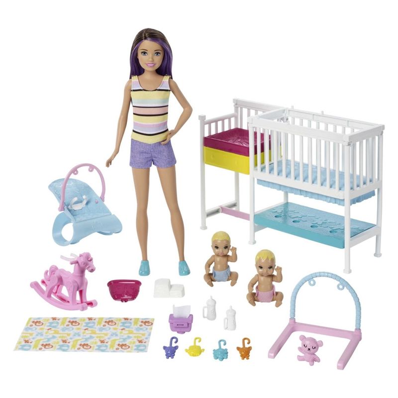 BARBIE - Muñeca Skipper Guardería De Bebes Barbie