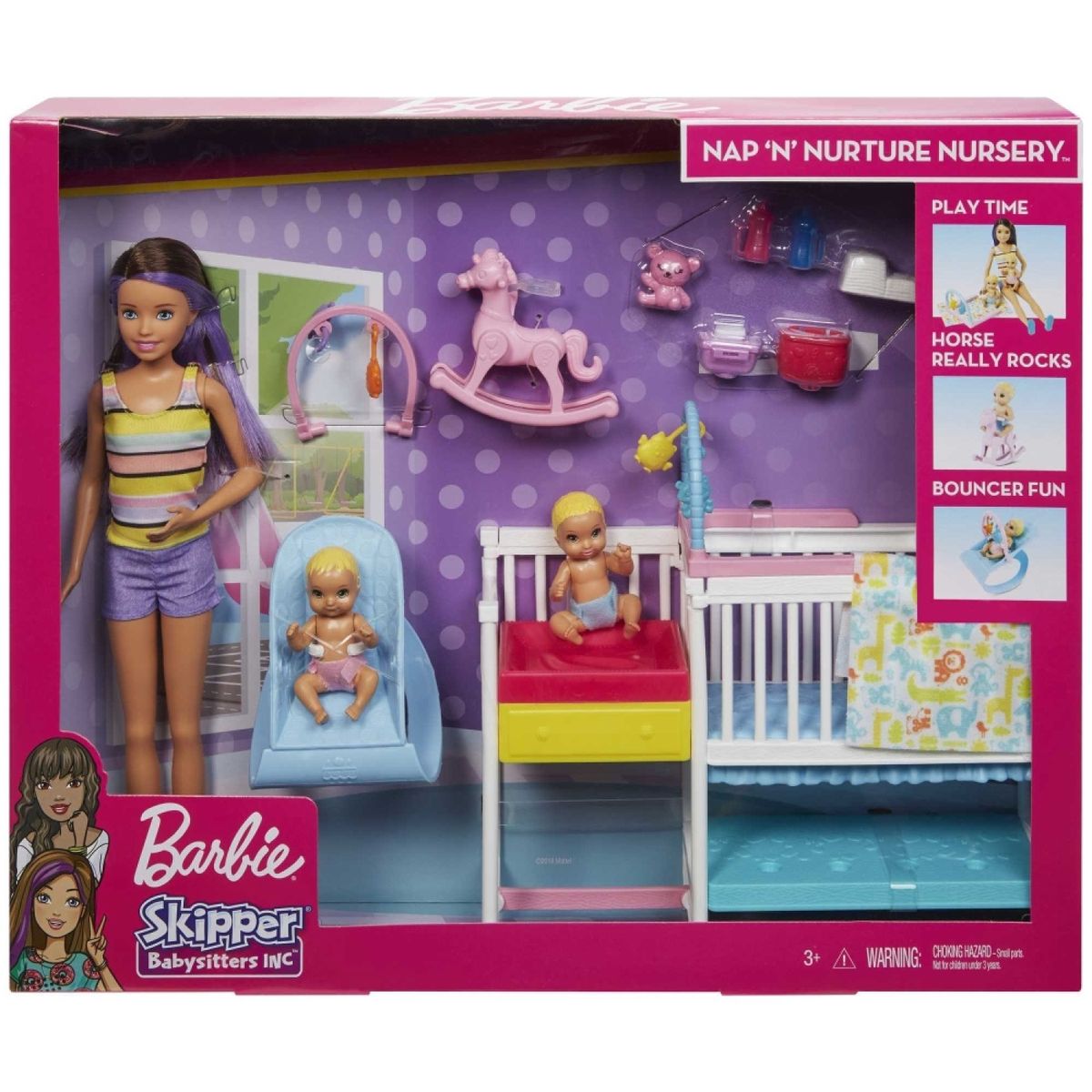 BARBIE - Muñeca Skipper Guardería De Bebes Barbie
