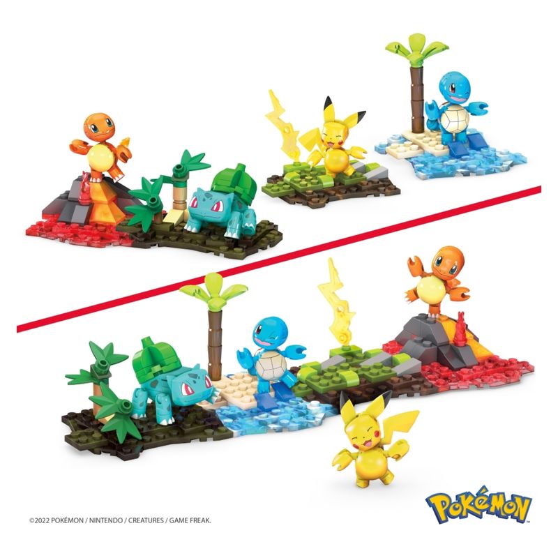 MEGA CONSTRUX - Pokemón Juguete Equipo De Kanto Megacontrux