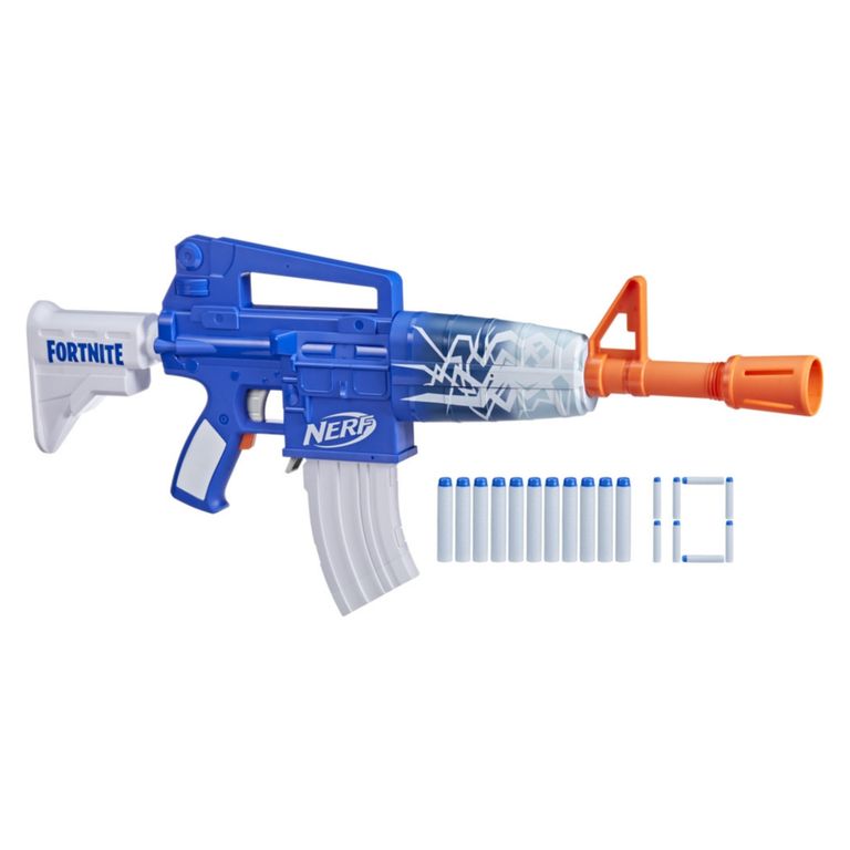 NERF ヘルファイア 電動 & ジョルト ブルー 海外仕様 public