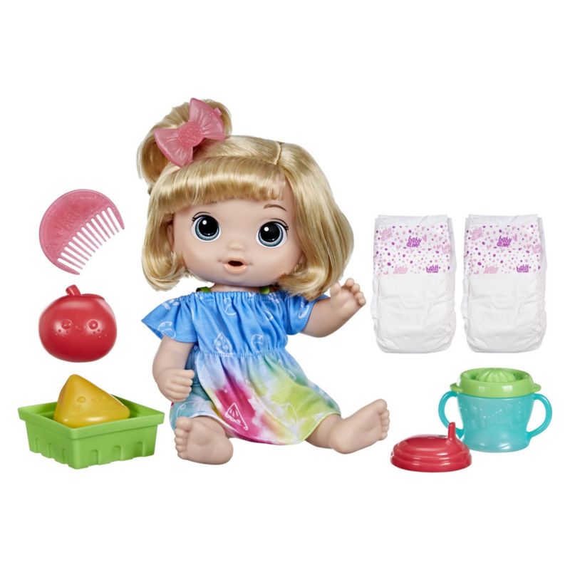 BABY ALIVE - Muñeca Bebidas De Frutas - Rubi Baby Alive