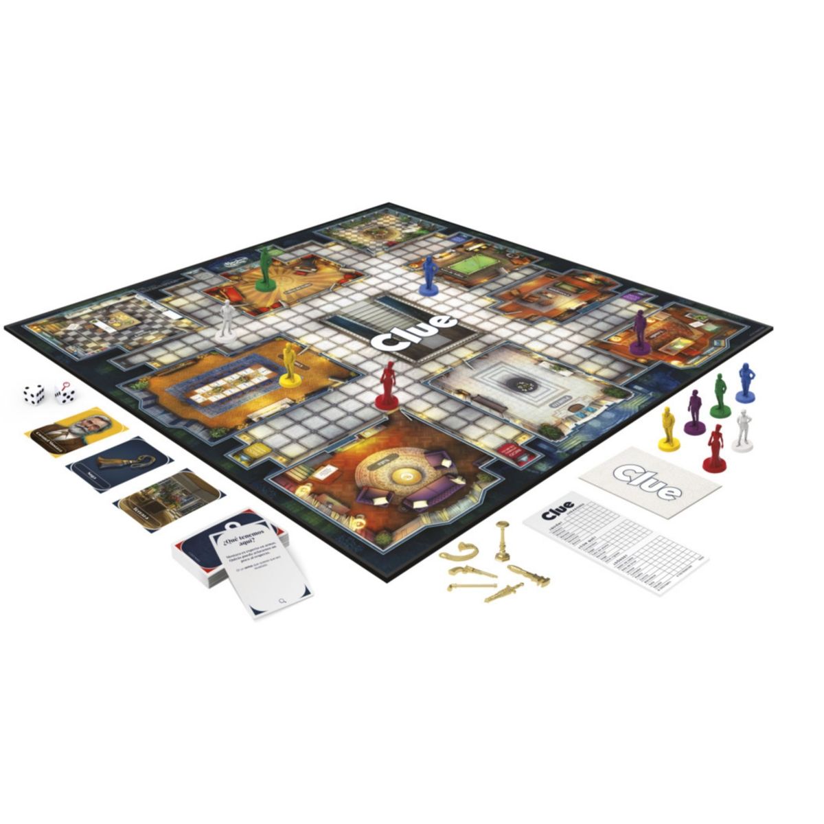 HASBRO GAMING - Juego de Mesa Clue Clásico Renovado