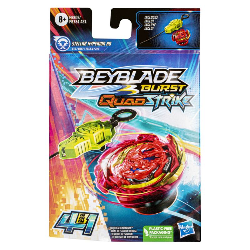 BEYBLADE - Bey Qs Stellar Hyperion H8 Beyblade