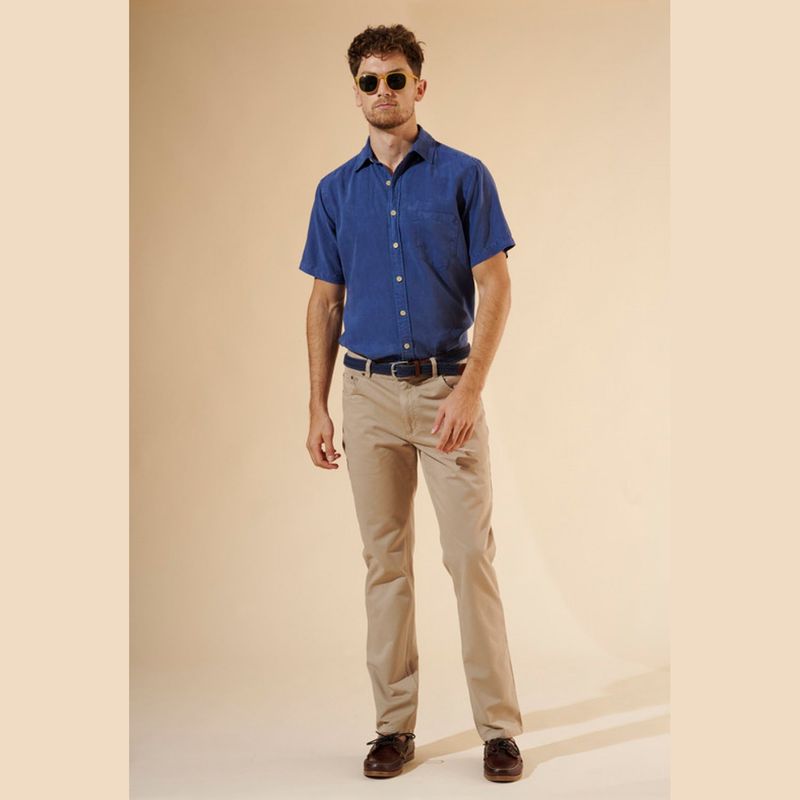 SAVILLE ROW - Pantalón Straight Fit Algodón Hombre Saville Row