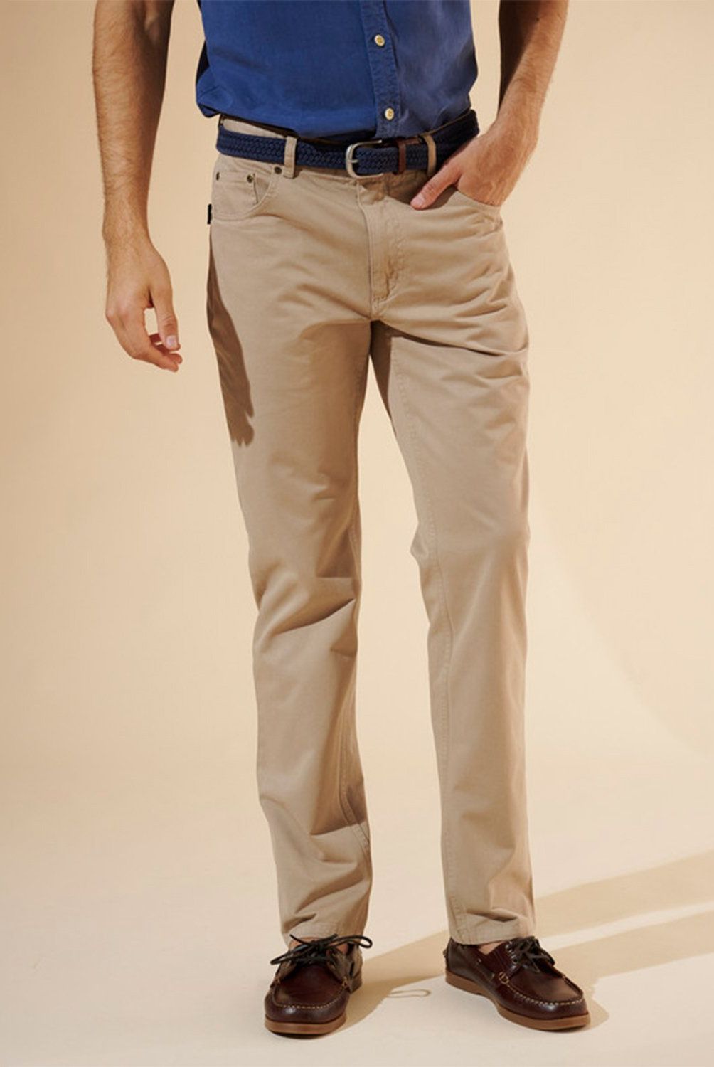 SAVILLE ROW - Pantalón Straight Fit Algodón Hombre Saville Row