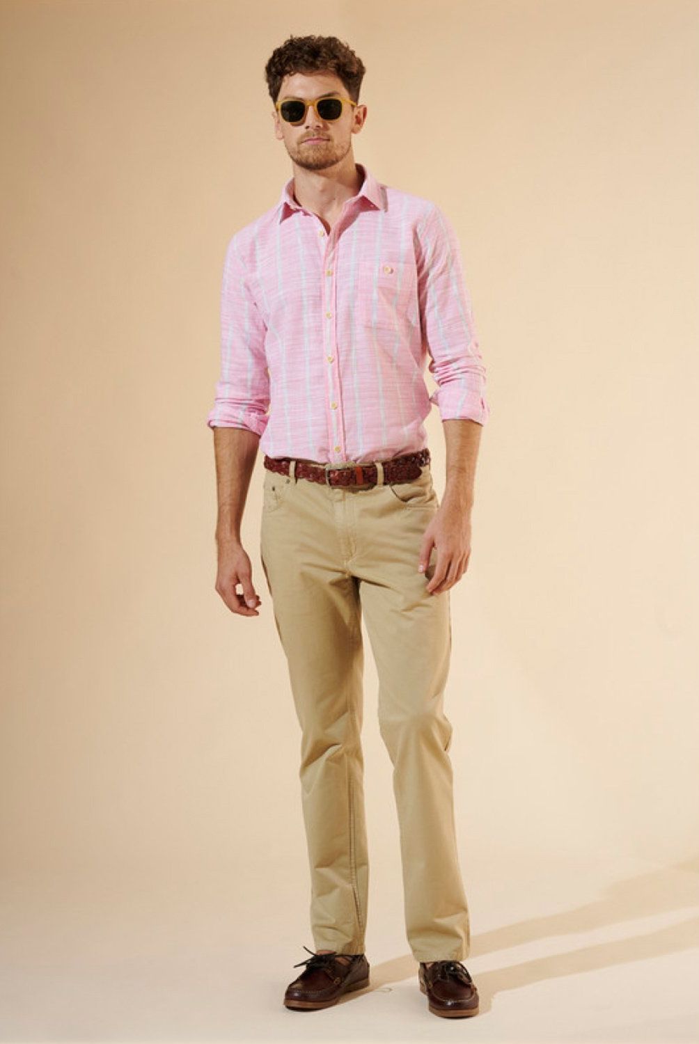 SAVILLE ROW - Pantalón Straight Fit Algodón Hombre Saville Row