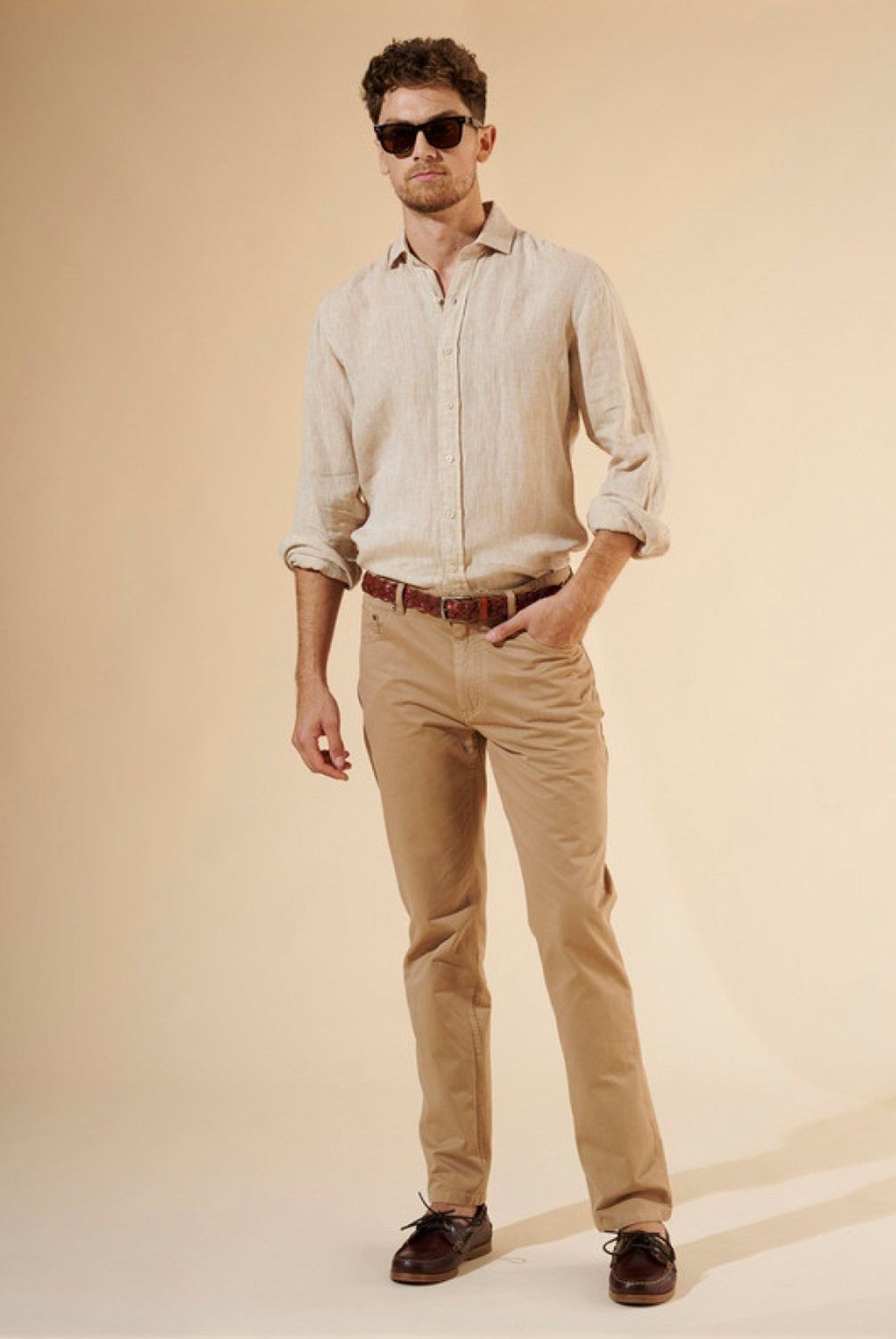 SAVILLE ROW - Pantalón Straight Fit Algodón Hombre Saville Row