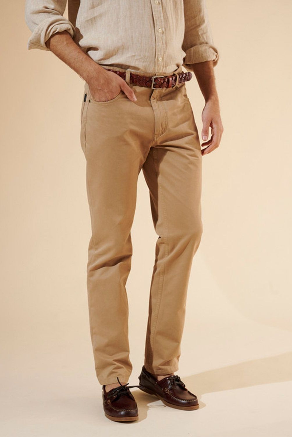 SAVILLE ROW - Pantalón Straight Fit Algodón Hombre Saville Row
