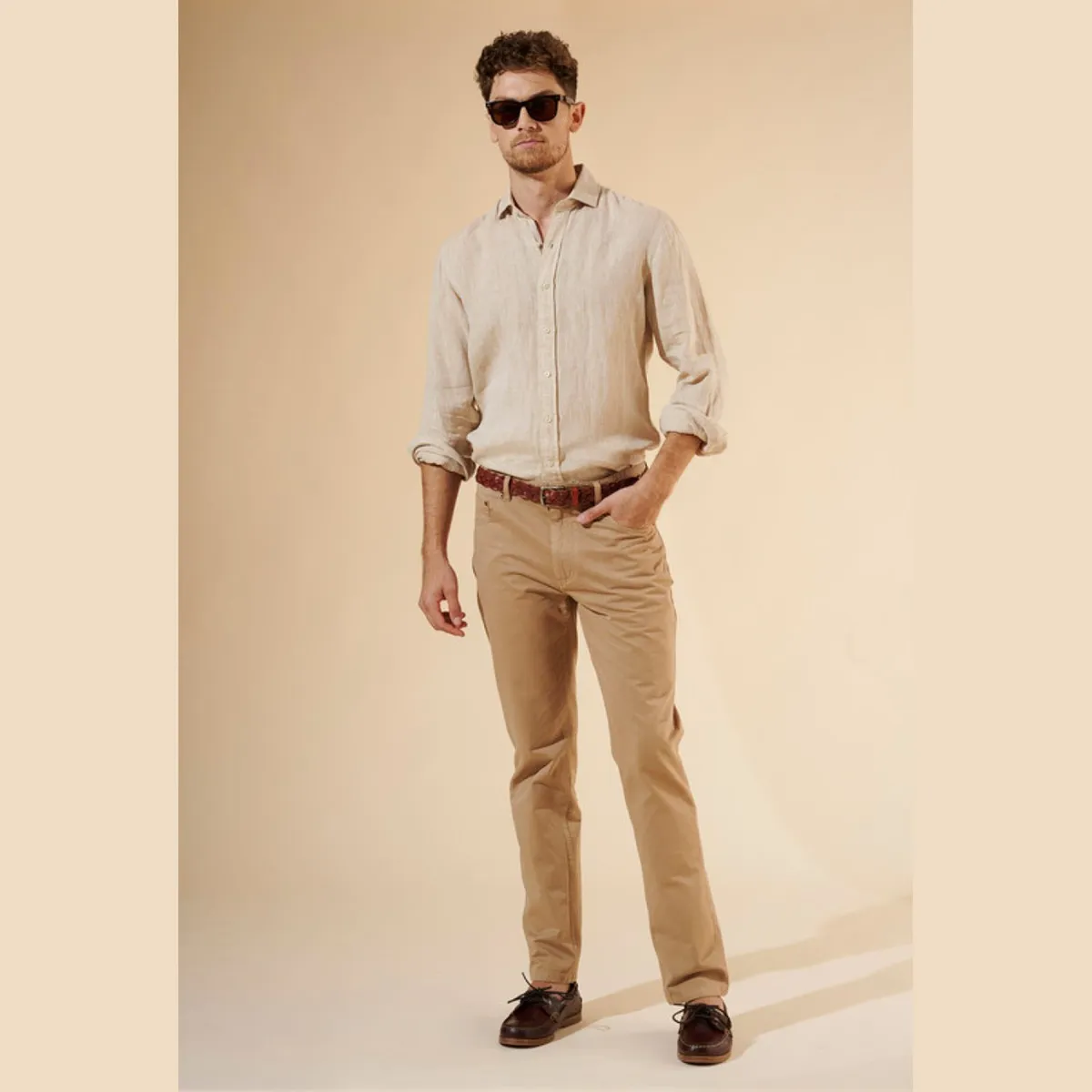 SAVILLE ROW - Pantalón Straight Fit Algodón Hombre Saville Row