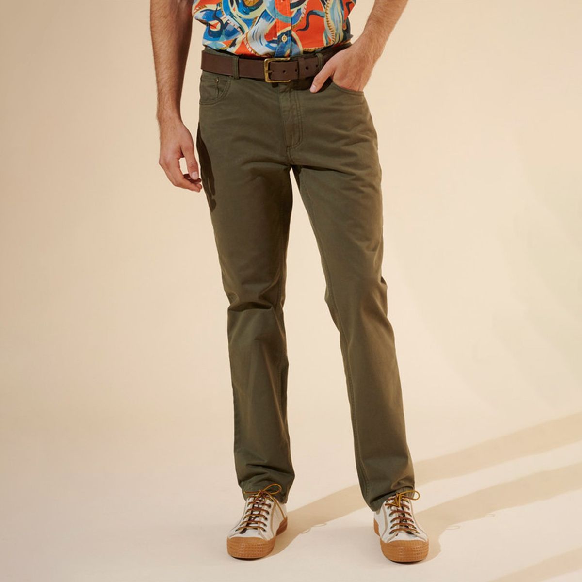 SAVILLE ROW - Pantalón Straight Fit Algodón Hombre Saville Row